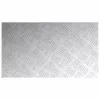 Rácsos lemezek 4 pcs Ezüst 70 x 40 cm Alumínium