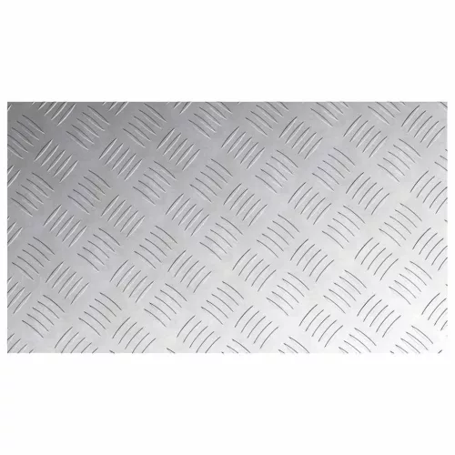 Rácsos lemezek 4 pcs Ezüst 70 x 40 cm Alumínium