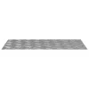 Rácsos lemezek 4 pcs Ezüst 80 x 40 cm Alumínium