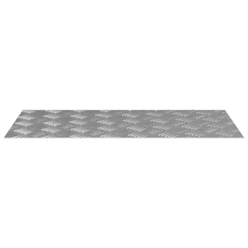 Rácsos lemezek 2 pcs Ezüst 80 x 40 cm Alumínium