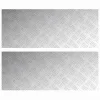 Rácsos lemezek 2 pcs Ezüst 100 x 40 cm Alumínium