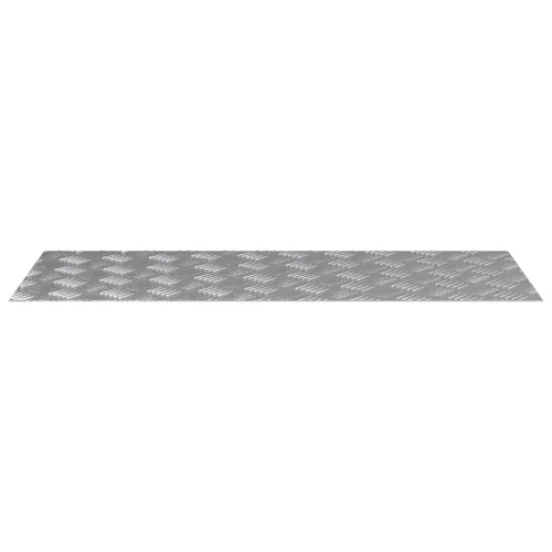 Rácsos lemezek 2 pcs Ezüst 100 x 40 cm Alumínium