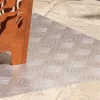 Rácsos lemezek 2 pcs Ezüst 100 x 40 cm Alumínium