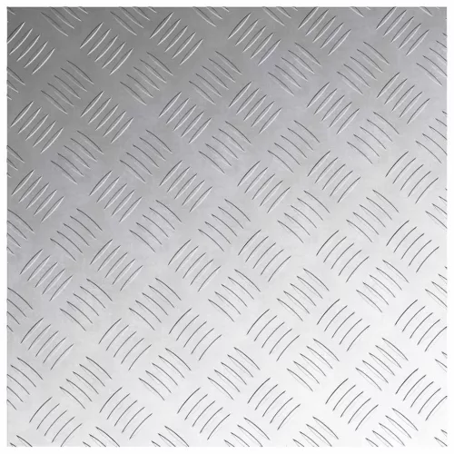 Rácsos lemezek 2 pcs Ezüst 50 x 50 cm Alumínium