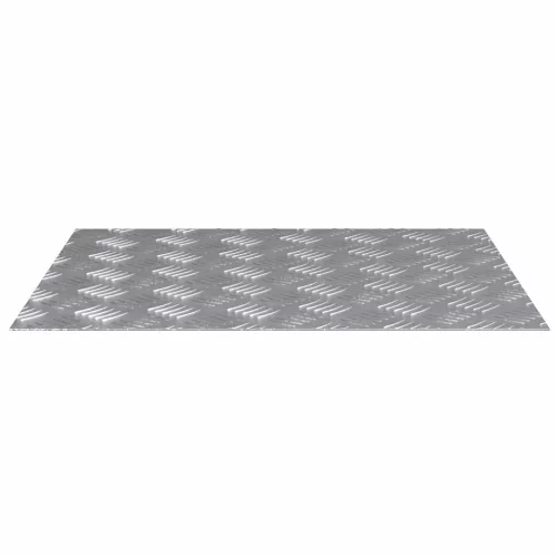 Rácsos lemezek 2 pcs Ezüst 60 x 50 cm Alumínium