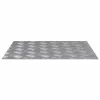 Rácsos lemezek 4 pcs Ezüst 60 x 50 cm Alumínium