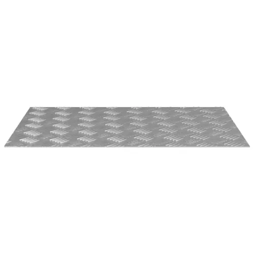 Rácsos lemezek 2 pcs Ezüst 70 x 50 cm Alumínium