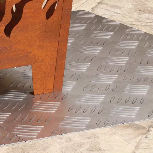 Rácsos lemezek 2 pcs Ezüst 70 x 50 cm Alumínium