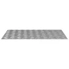 Rácsos lemezek 2 pcs Ezüst 80 x 50 cm Alumínium