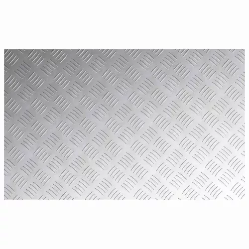 Rácsos lemezek 2 pcs Ezüst 80 x 50 cm Alumínium