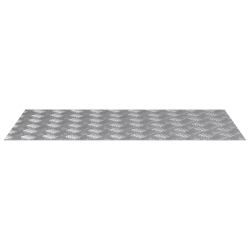 Rácsos lemezek 2 pcs Ezüst 90 x 50 cm Alumínium