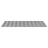Rácsos lemezek 4 pcs Ezüst 90 x 50 cm Alumínium
