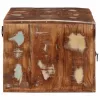 Tömör újrahasznosított falra szerelhető TV-szekrény 100x32x25cm