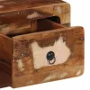 Tömör újrahasznosított falra szerelhető TV-szekrény 100x32x25cm