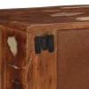 Tömör újrahasznosított falra szerelhető TV-szekrény 100x32x25cm