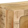 Tömör nyers mangófa falra szerelhető TV-szekrény 100x32x25 cm