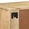 Tömör nyers mangófa falra szerelhető TV-szekrény 100x32x25 cm