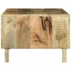 Dohányzóasztal Barna 90 x 50 x 35 cm Tömör nyers mangófa