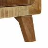 Dohányzóasztal Barna 80 x 54 x 45 cm Tömör nyers mangófa