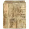 TV Szekrény polcokkal Barna 60 x 32 x 36 cm Tömör mangófa