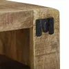TV Szekrény polcokkal Barna 60 x 32 x 36 cm Tömör mangófa