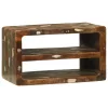 TV Szekrény Sokszínű 60 x 32 x 36 cm Tömör újrahasznosított fa