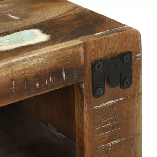 TV Szekrény Sokszínű 60 x 32 x 36 cm Tömör újrahasznosított fa