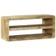 TV Szekrény polcokkal Barna 80 x 32 x 36 cm Tömör mangófa