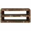 TV Szekrény Sokszínű 80 x 32 x 36 cm Tömör újrahasznosított fa