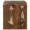 TV Szekrény Sokszínű 80 x 32 x 36 cm Tömör újrahasznosított fa