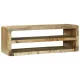TV Szekrény polcokkal Barna 100 x 32 x 36 cm Tömör mangófa