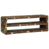 TV Szekrény Sokszínű 100 x 32 x 36 cm Tömör újrahasznosított fa