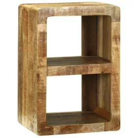   TV Szekrény polcokkal Barna 36 x 30 x 54 cm Tömör mangófa