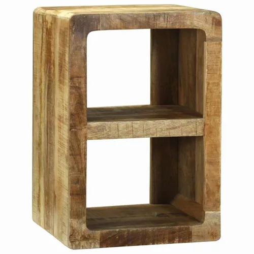 TV Szekrény polcokkal Barna 36 x 30 x 54 cm Tömör mangófa