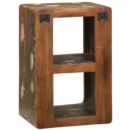 TV Szekrény Sokszínű 36 x 30 x 54 cm Tömör újrahasznosított fa