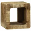 TV Egység 2 pcs Barna 36 x 30 x 36 cm Tömör nyers mangófa