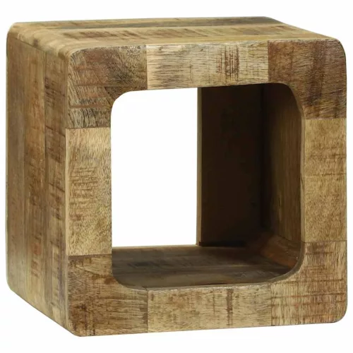 TV Egység 2 pcs Barna 36 x 30 x 36 cm Tömör nyers mangófa
