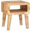 Végasztalok polcokkal 40 x 32 x 46 cm tömör mangófa