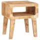 Végasztalok polcokkal 40 x 32 x 46 cm tömör mangófa