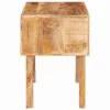 Végasztalok polcokkal 40 x 32 x 46 cm tömör mangófa