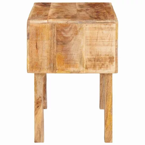 Végasztalok polcokkal 40 x 32 x 46 cm tömör mangófa