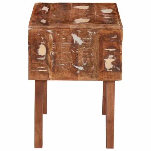 Végasztalok Sokszínű 40 x 32 x 46 cm tömör újrahasznosított fa