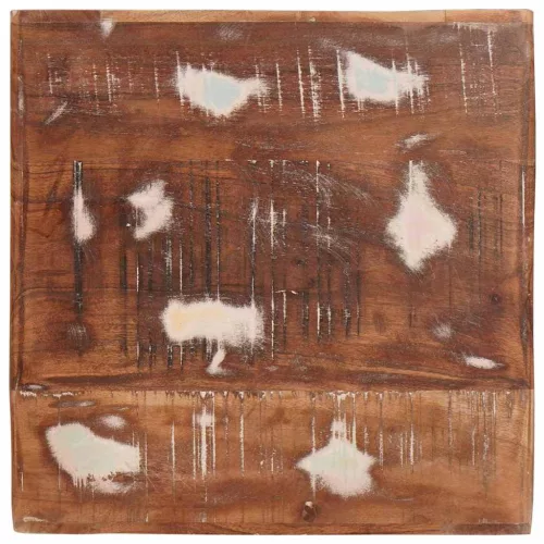 Végasztalok Sokszínű 40 x 40 x 49 cm tömör újrahasznosított fa