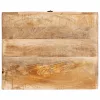 Végasztalok fiókkal ajtóval Barna 40 x 32 x 46 cm tömör mangófa