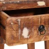 Végasztalok Sokszínű 40 x 32 x 46 cm tömör újrahasznosított fa