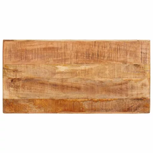 Öltözködőasztal polcokkal Barna 90 x 76 x 45 cm tömör mangófa