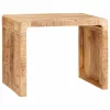 Végasztal Barna 60 x 35 x 45 cm tömör mangófa