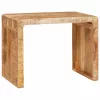 Végasztal Barna 60 x 35 x 45 cm tömör mangófa