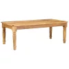 Dohányzóasztal Barna 100 x 55 x 40 cm tömör mangófa