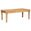 Dohányzóasztal Barna 100 x 55 x 40 cm tömör mangófa